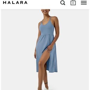 Halara Everyday Dress with Built in Bra and pockets